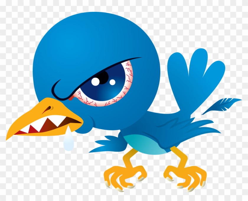 Free Png Download Mean Twitter Bird Png Images Background - Twitter
