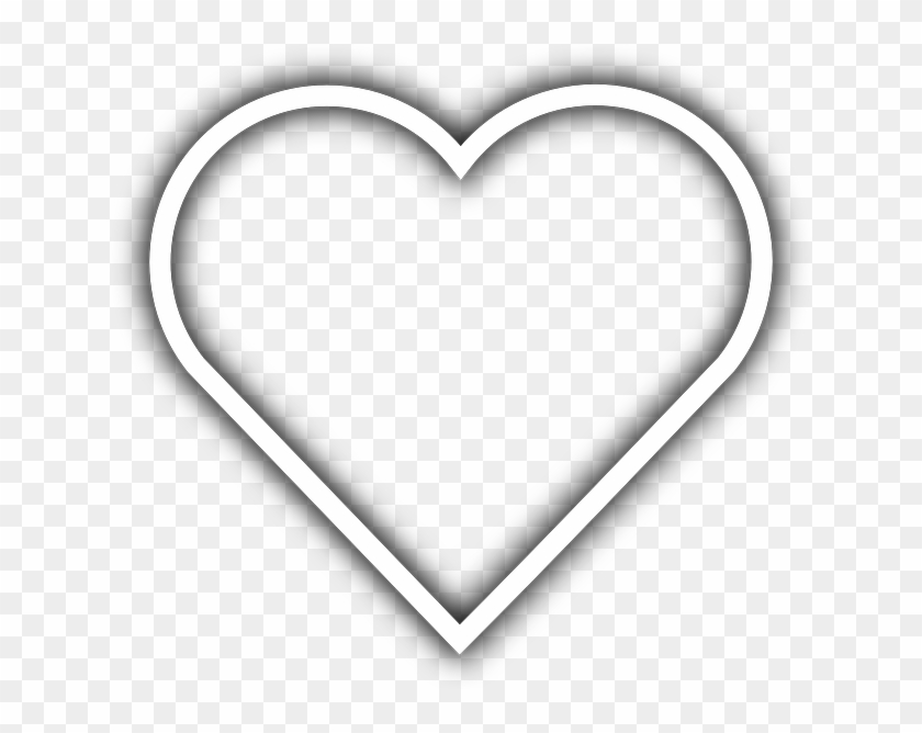 White Heart Icon Transparent, HD Png Download - 640x588(#4929649) - PngFind