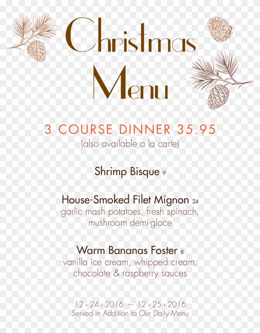 Treadwell Park Christmas Menu 16 V1 2 Kingdom Holding Company Hd Png Download 10x1499 Pngfind