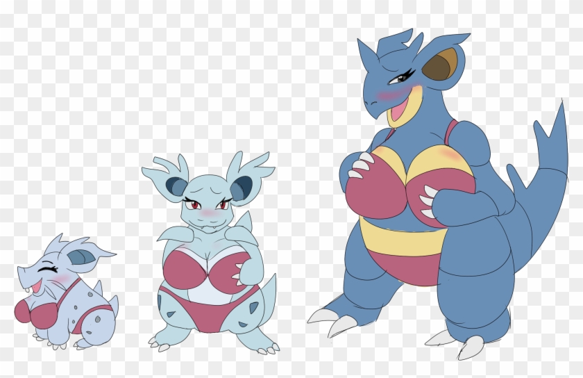 3 Years Ago Nidoran Female Evolution Hd Png Download 2200x1300 4992259 Pngfind