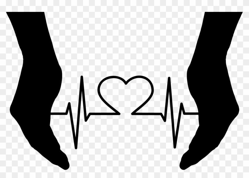 This Free Icons Png Design Of Cupping Hands Heart Ekg Transparent Png 2082x1386 53195 Pngfind