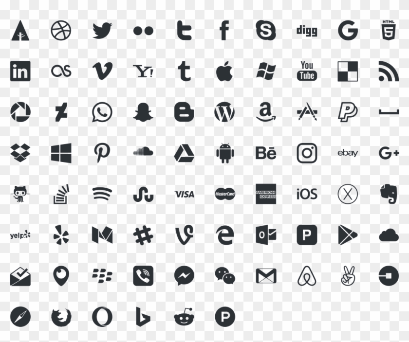 Picons Social - Full Preview - Vector Icon Địa Chỉ, HD Png Download ...