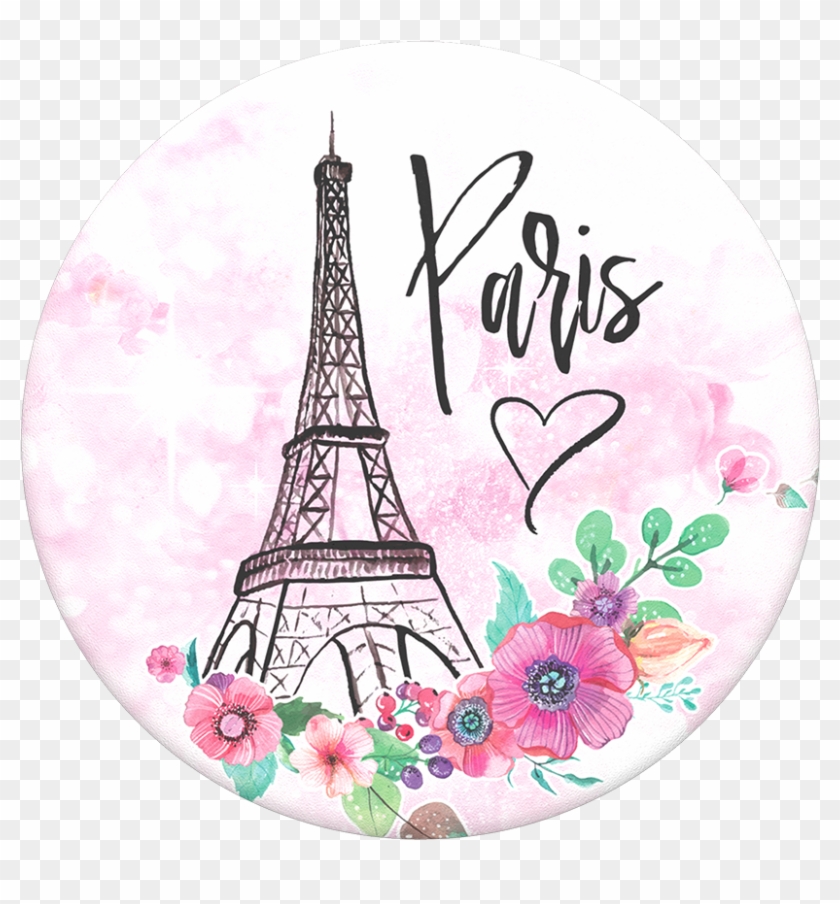 paris popsockets eiffel tower flowers vector hd png download 1000x1000 59369 pngfind eiffel tower flowers vector hd png