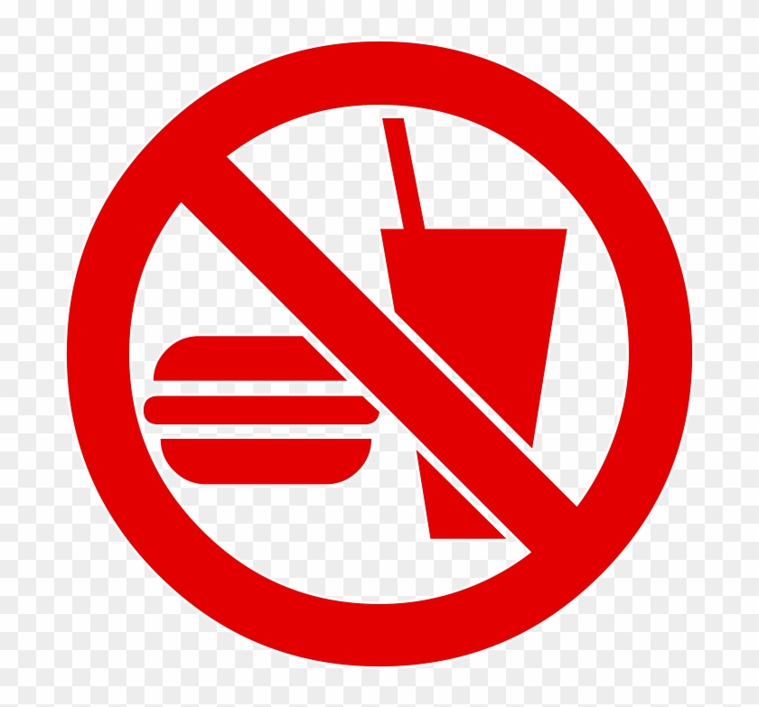 Proibido Don't Pass Food - No Food Or Drink Symbol, HD Png Download ...