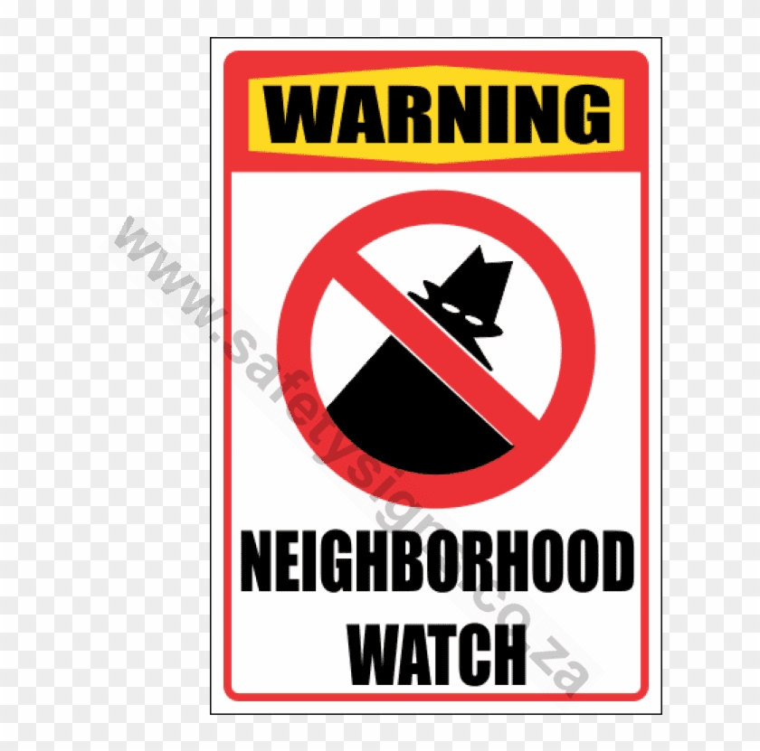 Warning Neighborhood Watch Sign - Neighborhood Watch Sign, HD Png