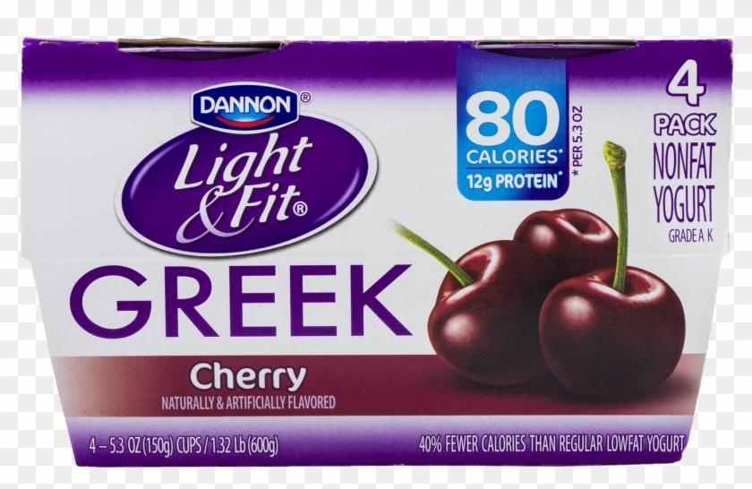 Dannon Light Fit Zero Black Cherry Greek Yogurt | Shelly Lighting