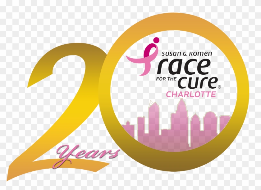 20 Race Anniversary Susan G Komen Race For The Cure Charlotte, HD Png