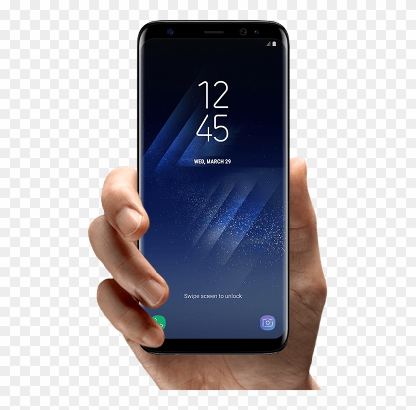 Many Situations Like This - Hand Holding Samsung S8, HD Png Download