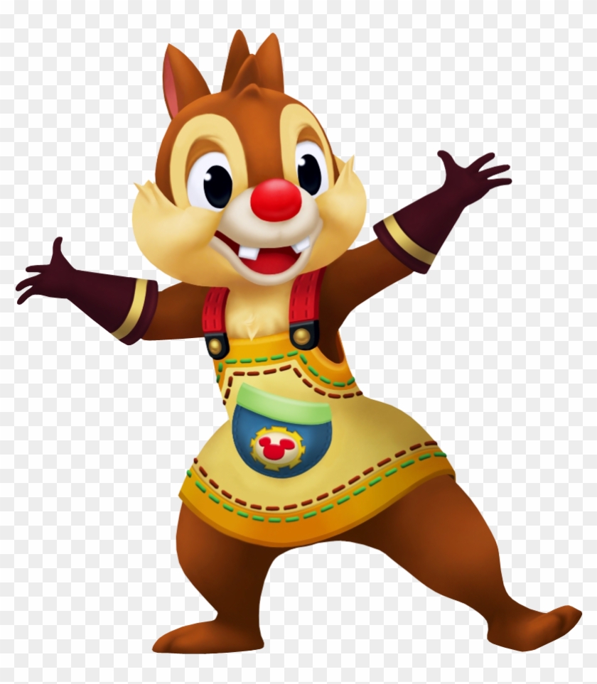 Dale - Chip And Dale Kingdom Hearts, HD Png Download - 892x958