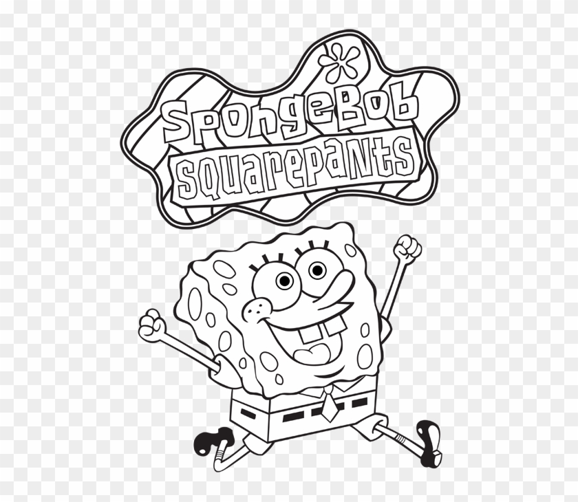 Spongebob Squarepants Free Coloring Page For Kids Cartoon Spongebob Title Coloring Pages Hd Png Download 500x650 5111075 Pngfind