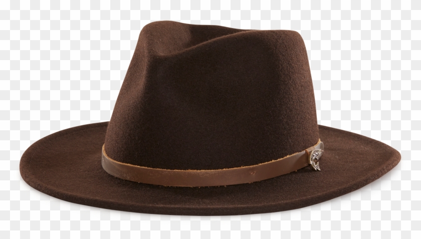 Download Henry Jones Felt Fedora Hat Brown American Made Left, HD ...