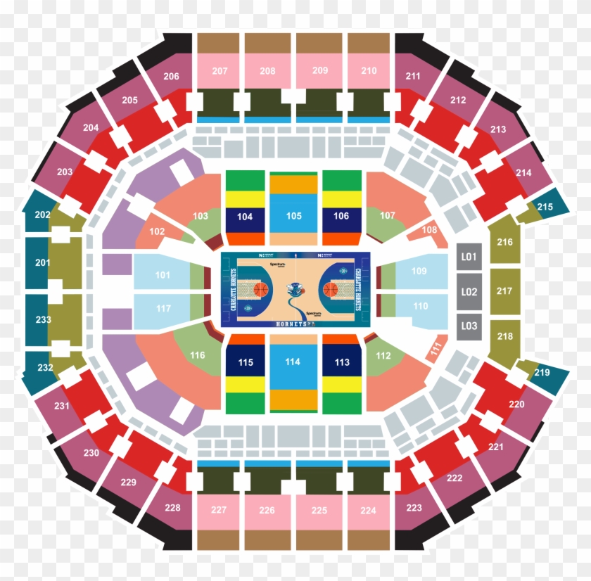 Celebrate With Us - Charlotte Hornets Stadium Map, HD Png Download ...