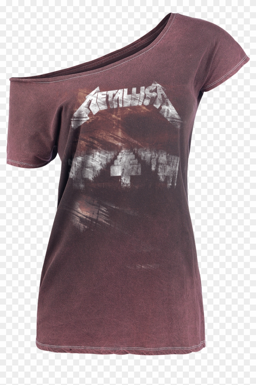 camiseta metallica mujer