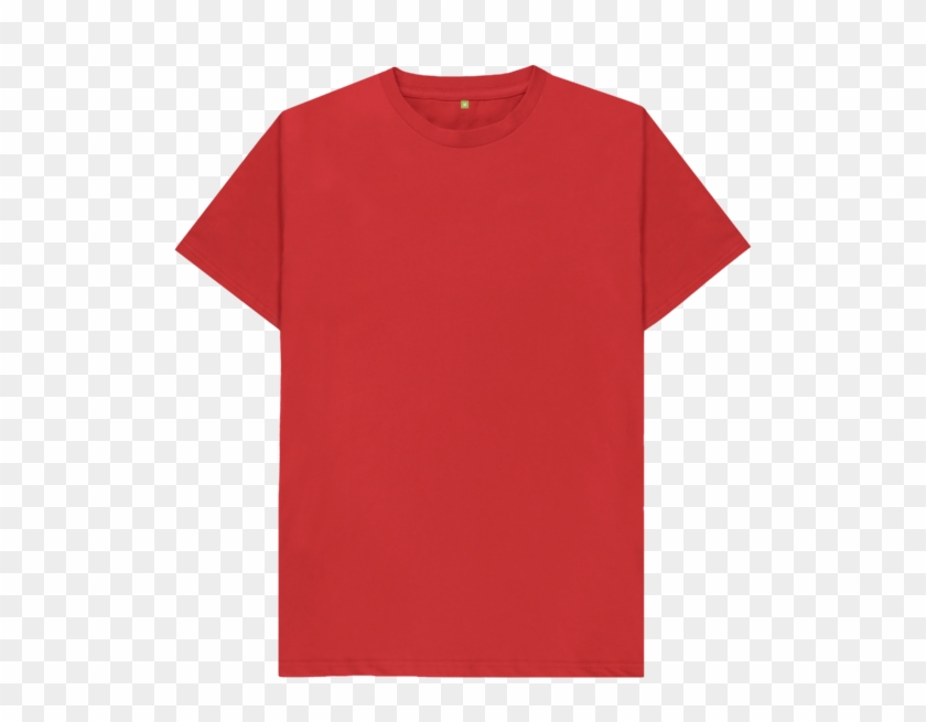 plain red tee shirt