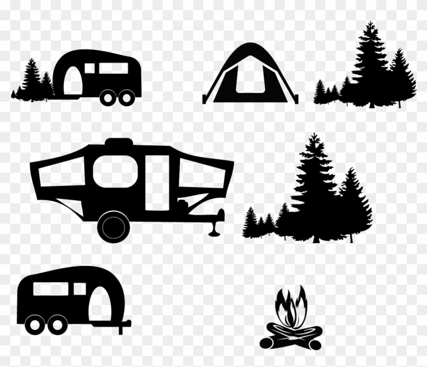 Download Picture Freeuse Stock Camping Tent Clipart Black And Camp Winnipesaukee Hd Png Download 1500x1000 5140876 Pngfind