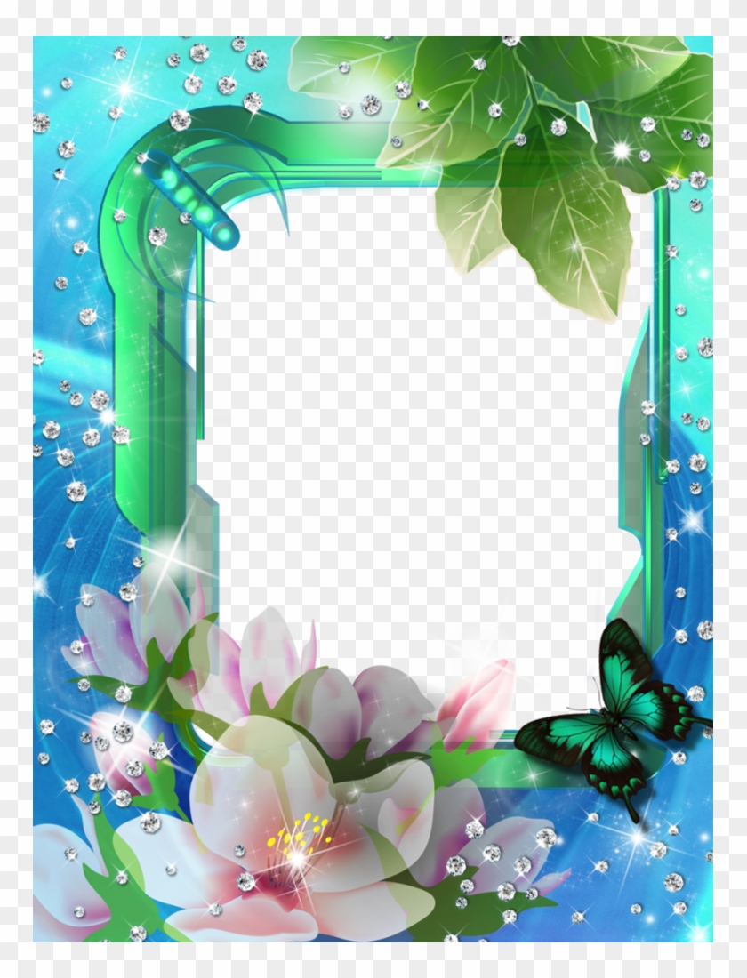 blue green transparent png photo frame with flowers blue flower borders and frames png download 765x1020 5162583 pngfind blue green transparent png photo frame
