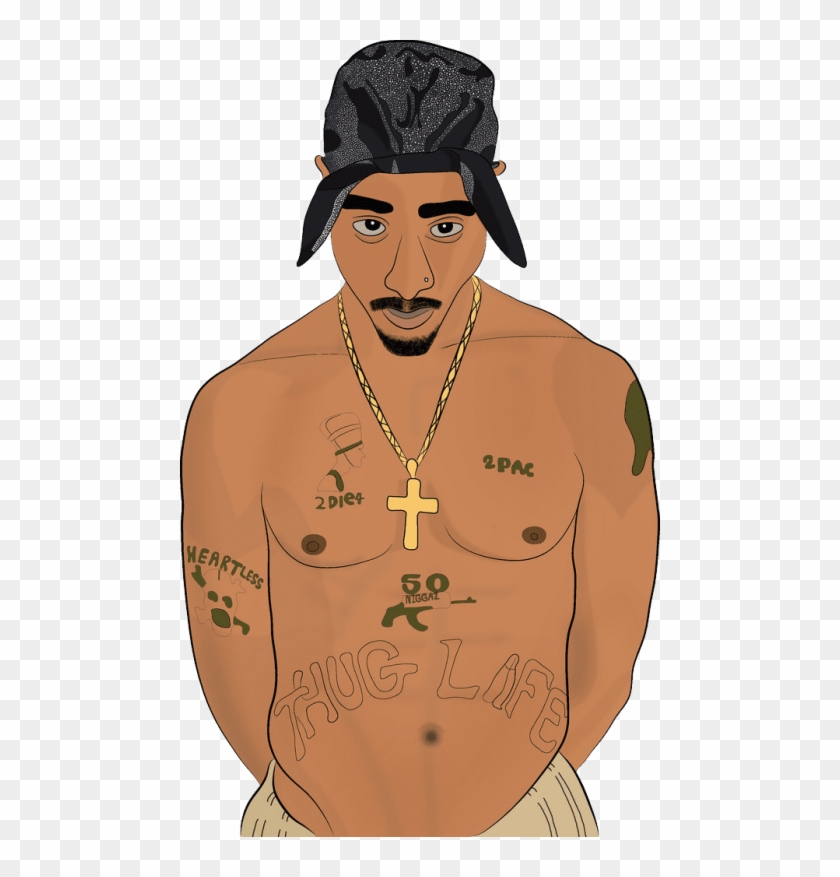 Pac Png Free Transparent Background - Cartoon Drawings Of Rappers, Png ...