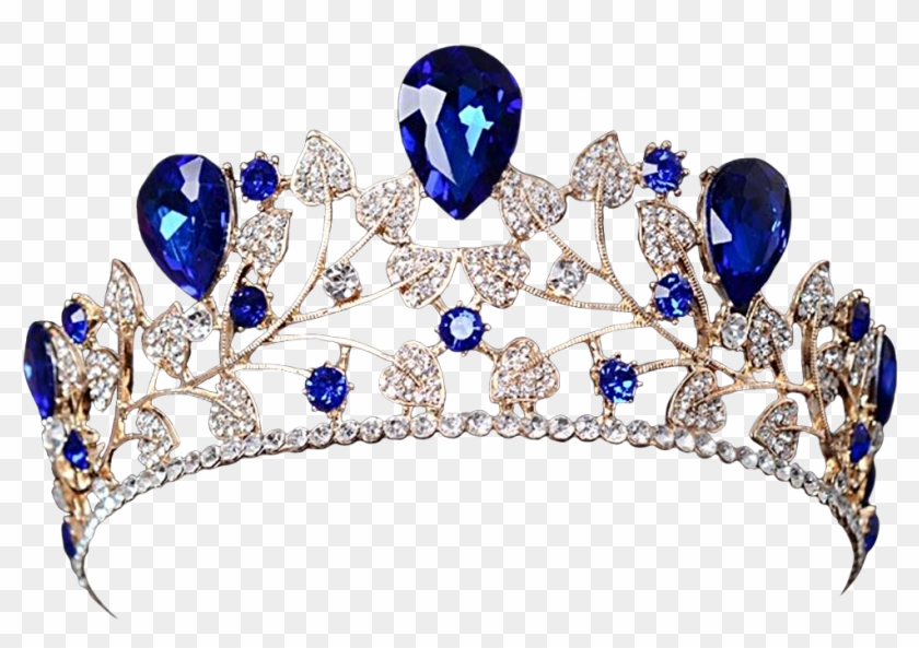 Crown Sticker - Sapphire Tiara Transparent Background, HD Png Download