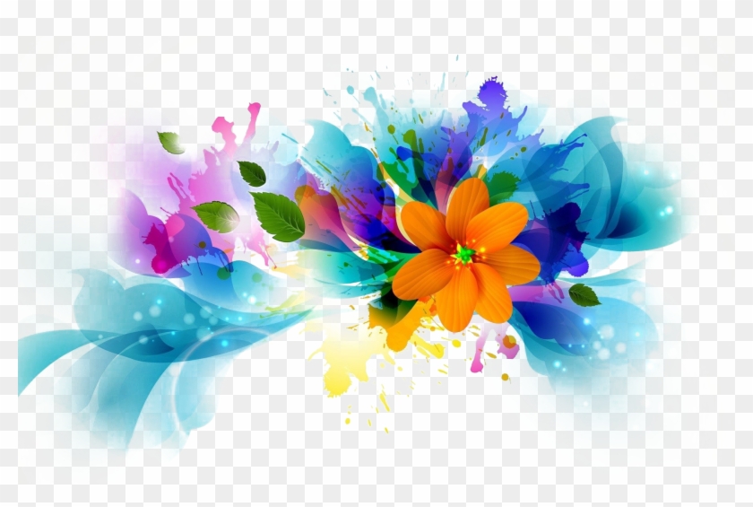 Abstract Flower Png Background Image - Abstract Transparent Png Background,  Png Download - 1920x1200(#524573) - PngFind