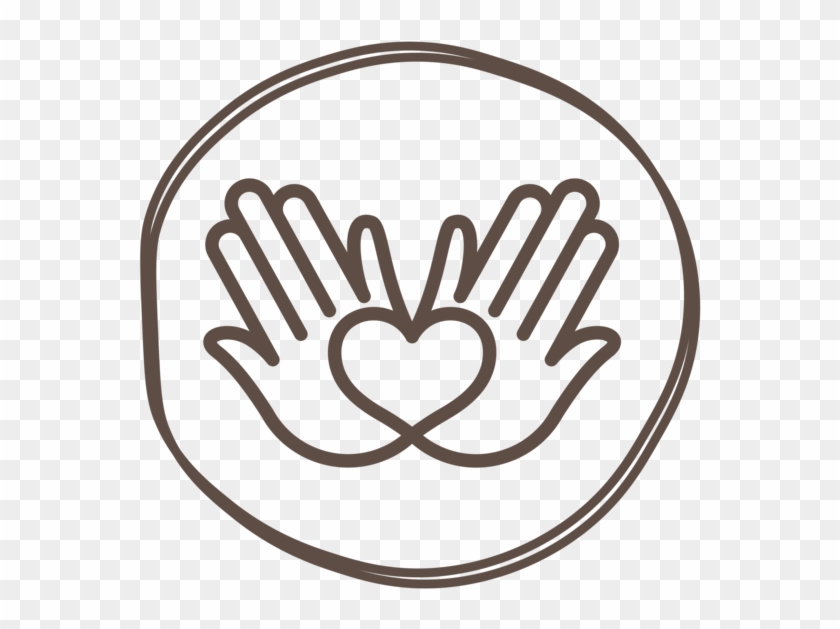 two hands holding a heart clipart transparent