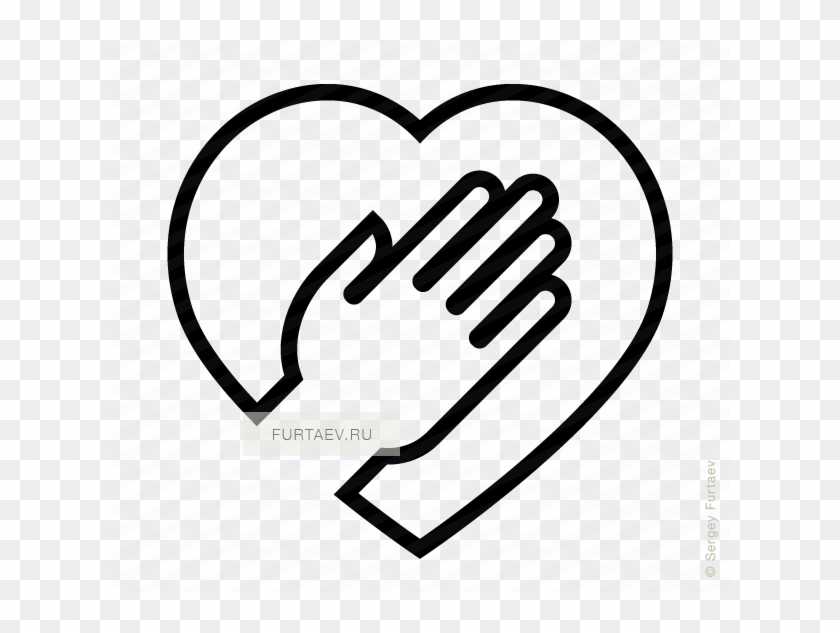 Heart Icons Hand Hand On Heart Icon Png Transparent Png 6x553 Pngfind