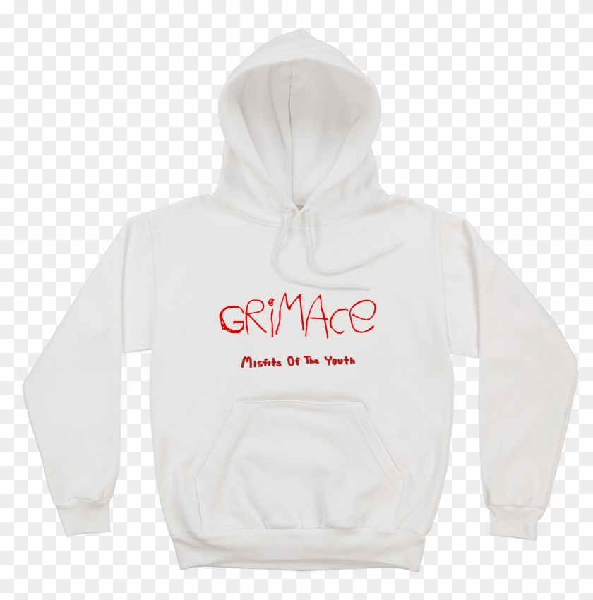 Grimace-misfits Of The Youth Hoodie/white - Adidas White Hoodie Youth ...