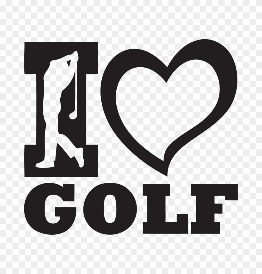 I Love Golf Decal Love Golf Hd Png Download 1051x1051 Pngfind