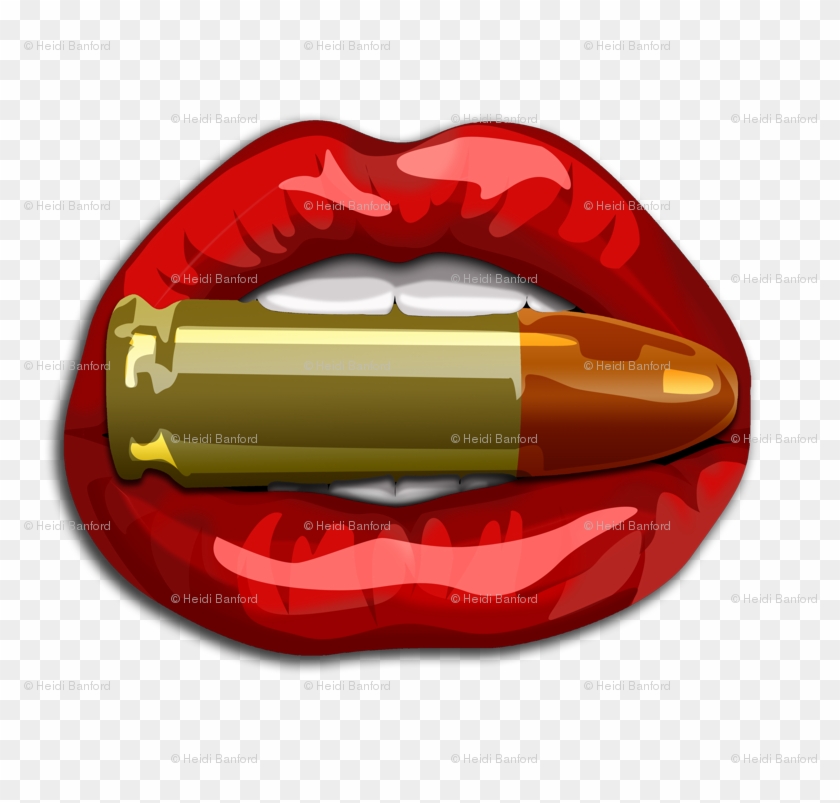 lip with bullet