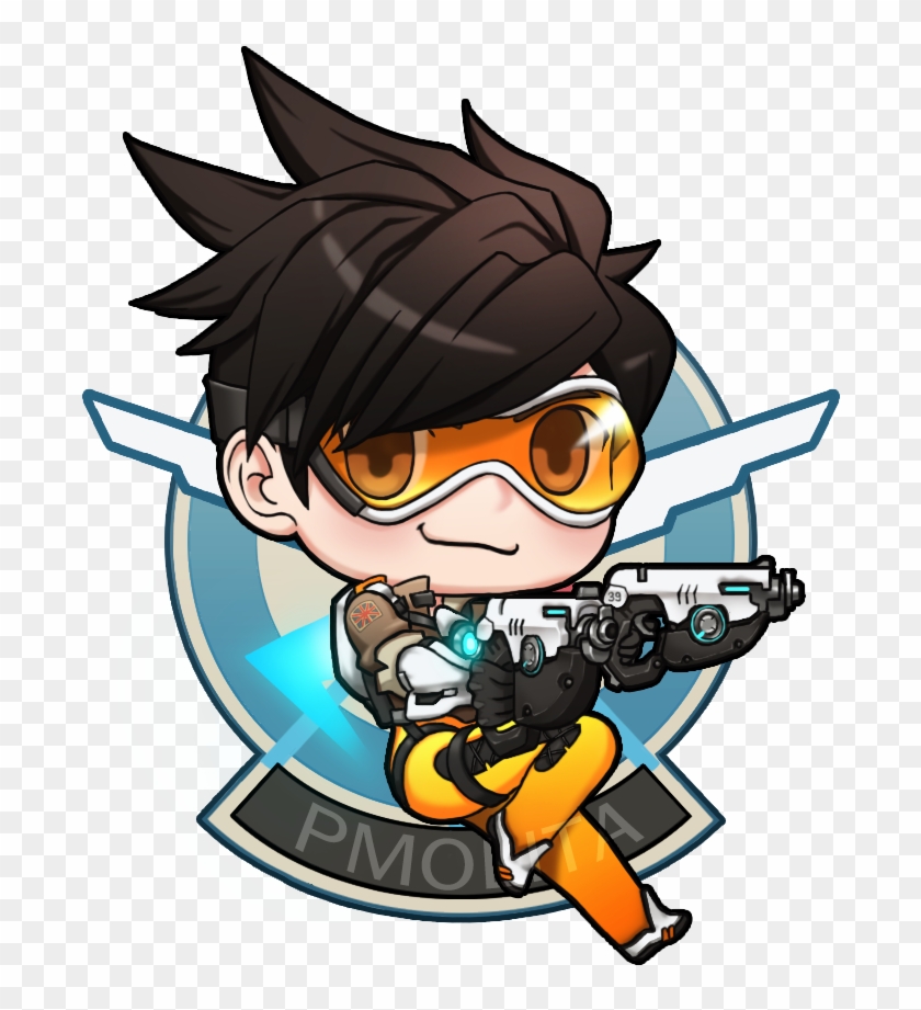 video game characters, Overwatch, Tracer (Overwatch), drawing, fan art