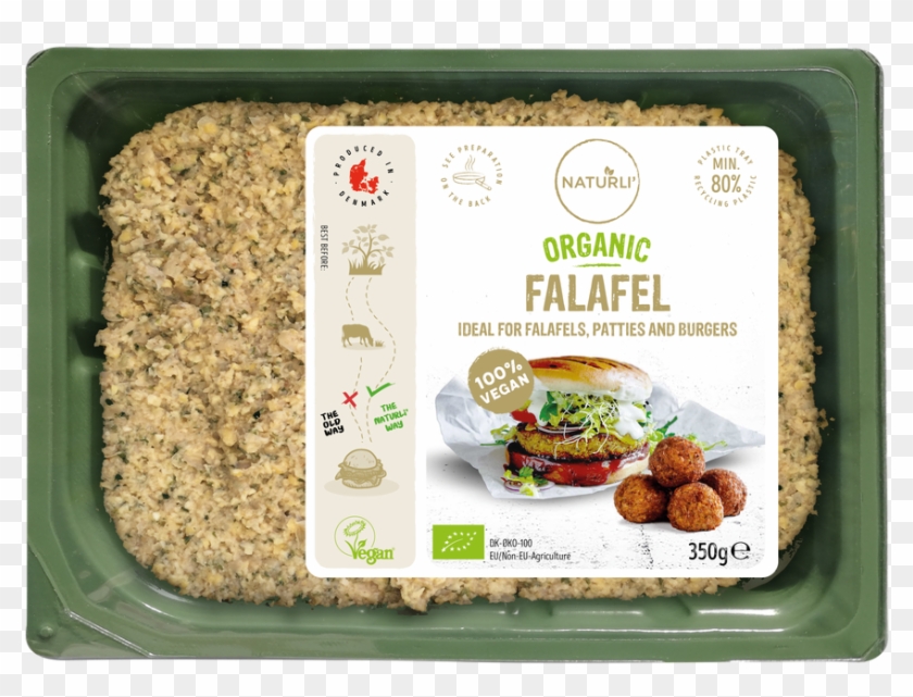 Organic Falafel Ideal For Falafels, Patties And Burgers - Naturli ...