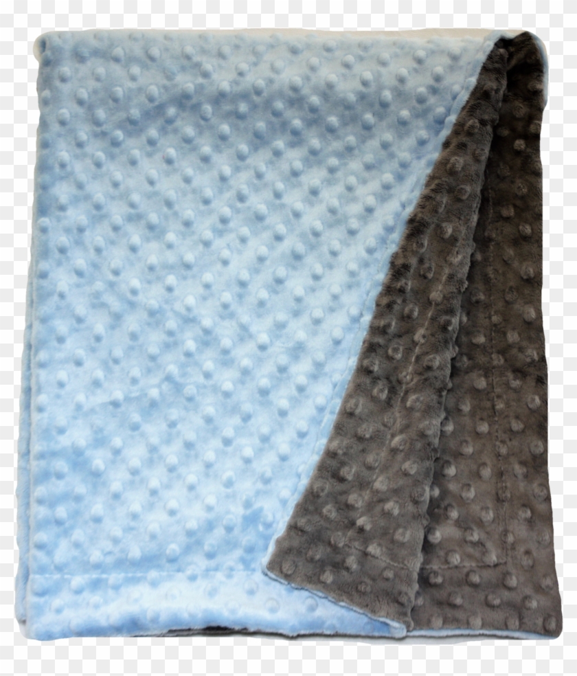 Lil' Cub Hub Minky Baby Blanket 29 X 35 Baby Blue/grey - Patchwork, HD ...