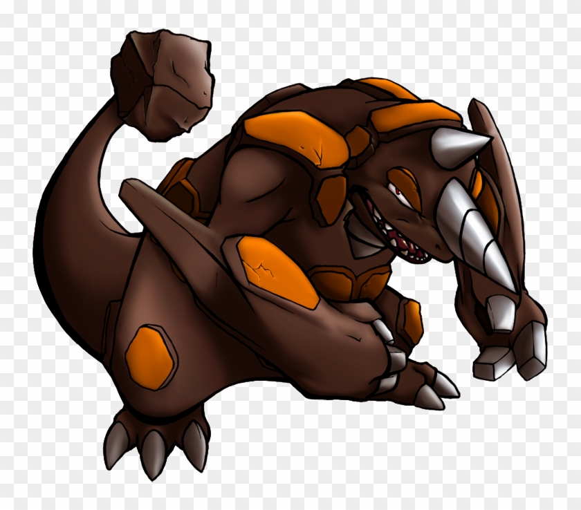 39 784 000 Exp Rhyperior Pokemon Go Shiny Hd Png Download 746x658 Pngfind