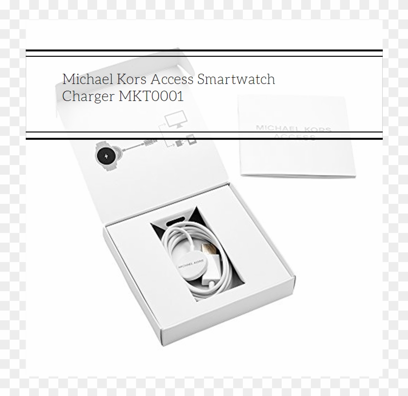 Michael Kors Access Smartwatch Charger Mkt0001 Smartwatch, - Cargador Reloj Michael  Kors Access, HD Png Download - 735x1100(#5296637) - PngFind