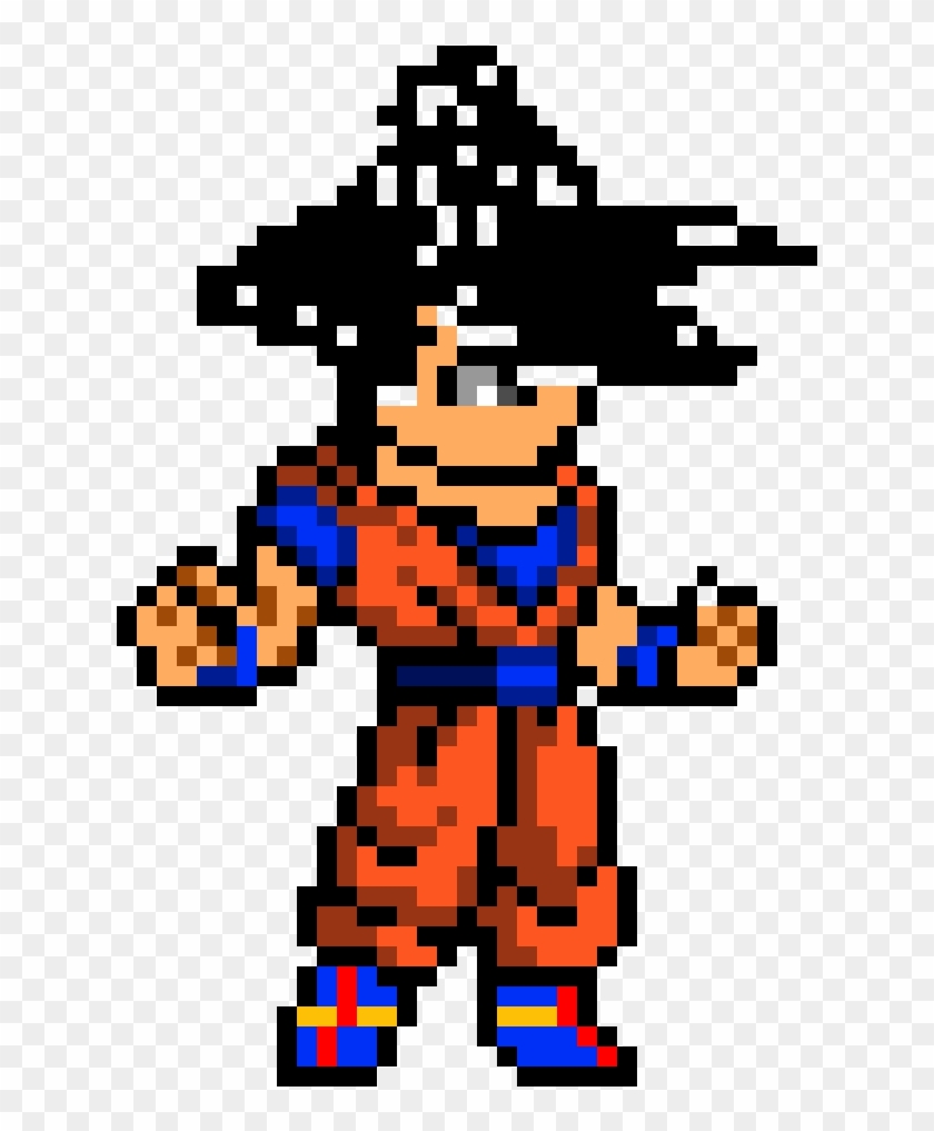 Son Goku - Pixel Art Son Goku, HD Png Download - 1152x1152(#5315837 ...