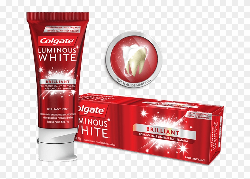Colgate Luminous White Brilliantfórmula Com Ingredientes - Colgate, HD
