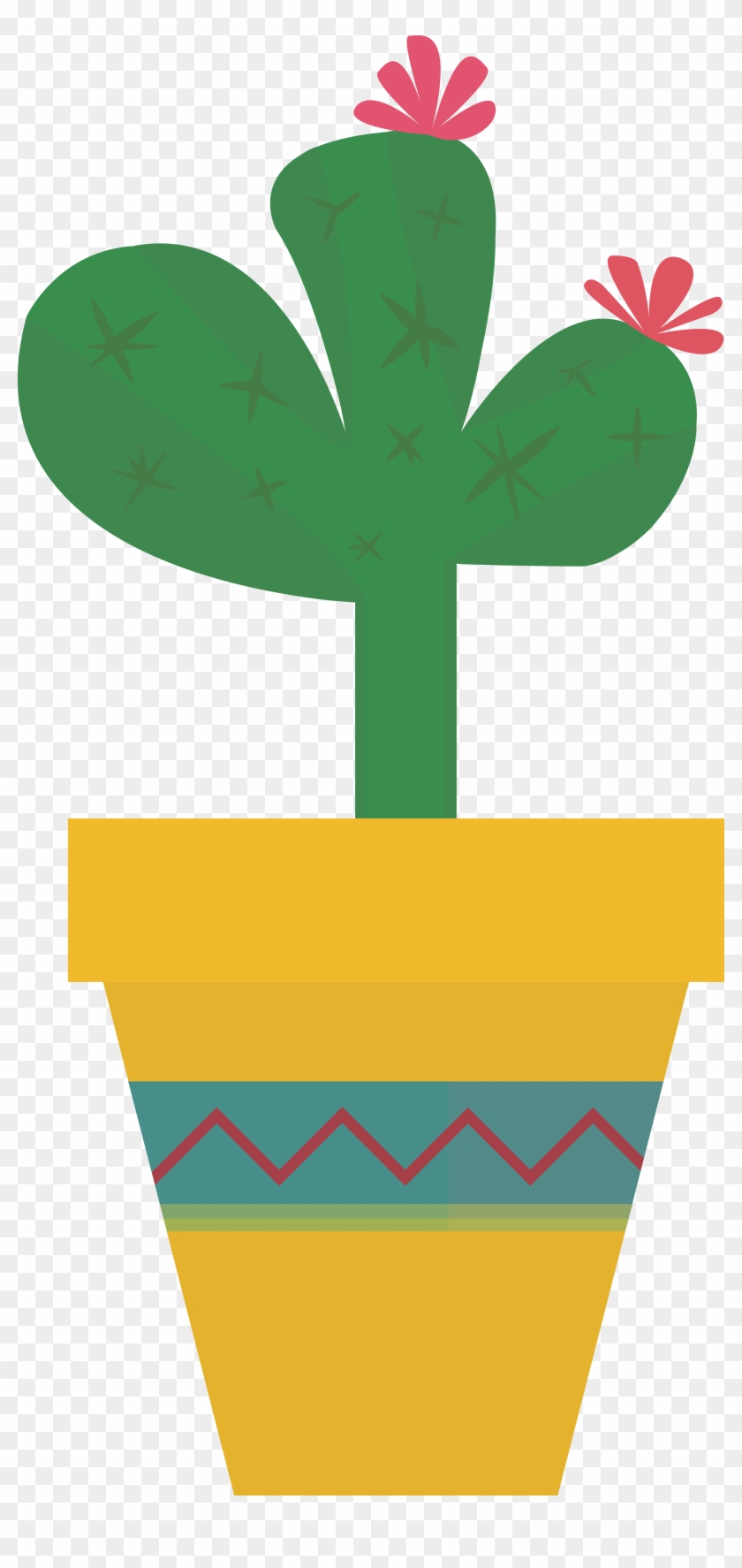 Simple Cactus Drawing, HD Png Download - 3840x7931(#5317444) - PngFind