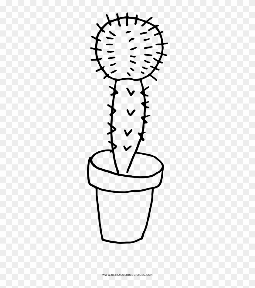 Cactus Coloring Page - Cactos Desenho Para Colorir Png - Free Transparent  PNG Clipart Images Download