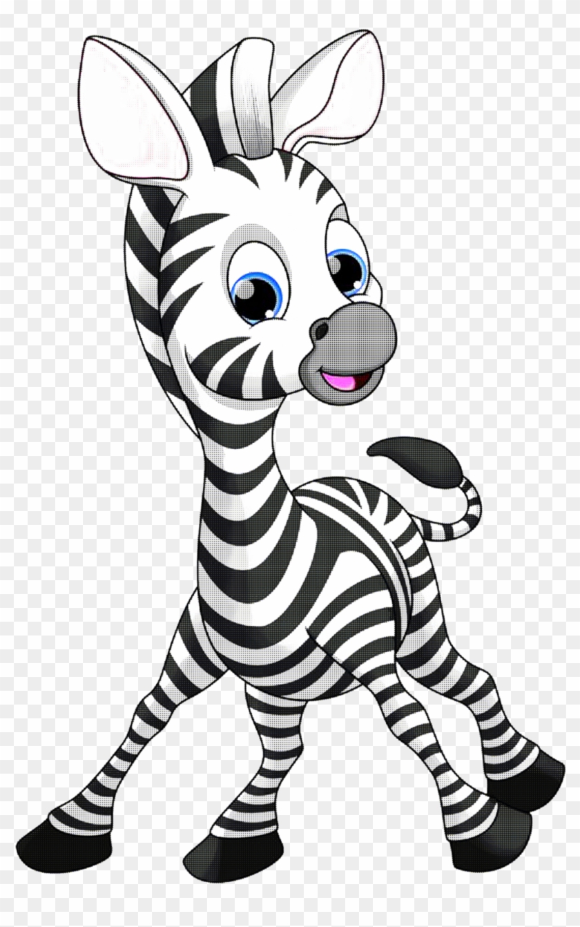 Deer Dot Clipart - Zebra Cartoon, HD Png Download - 990x1590(#5318954 ...