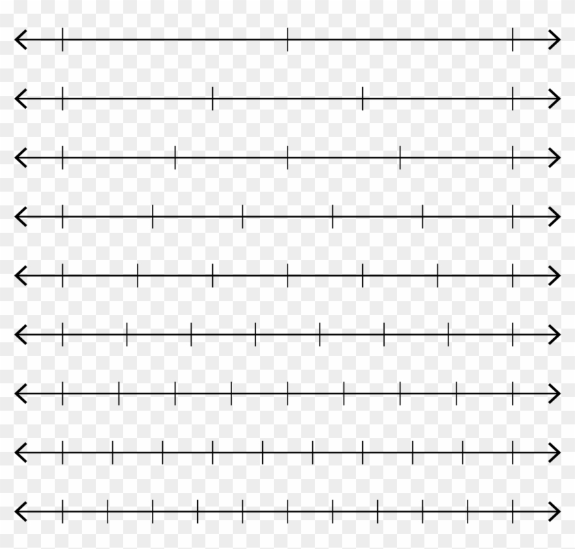 Fill In Blank Number Lines Worksheets The Line Fraction Unlabeled Fraction Number Lines HD