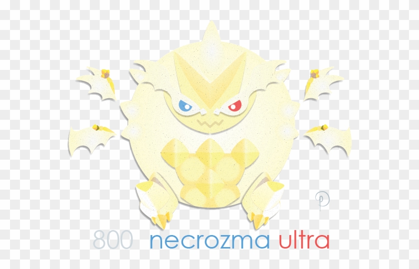 Necrozma Ultra Or The Brightest Whitest Pokemon You Re Plush Hd Png Download 672x630 Pngfind