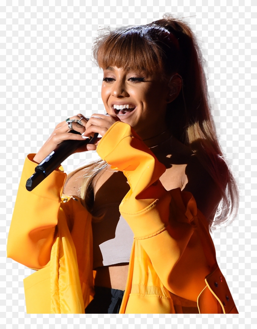 ariana grande yellow coat