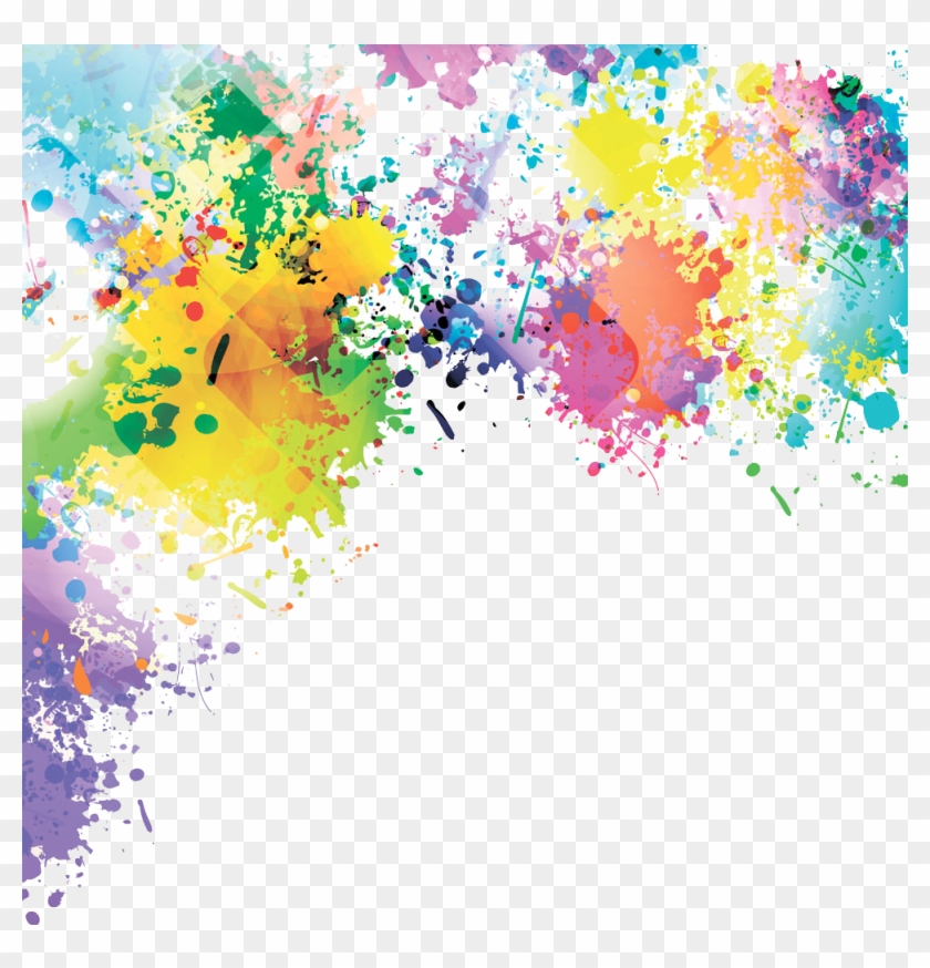 paint #paintsplash #paintsplatter #colorsplash #splatter - Holi Colour  Splash Background Png, Transparent Png - 999x993(#5454729) - PngFind