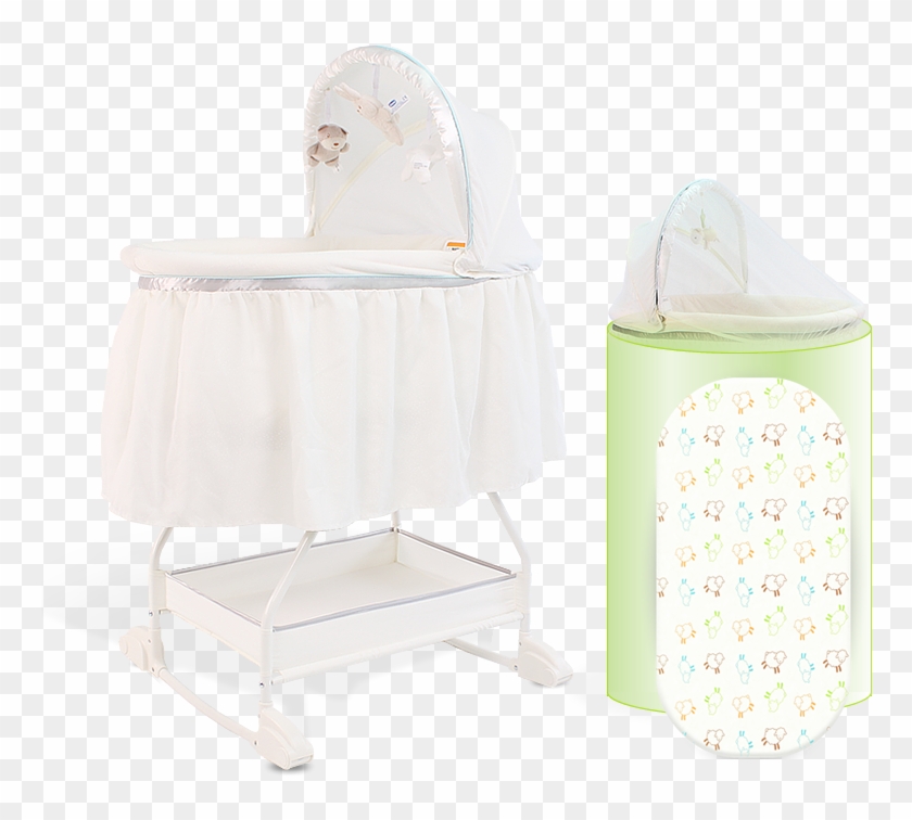 Big Space Electric Baby Crib Cradle Infant Rocker Auto Swing