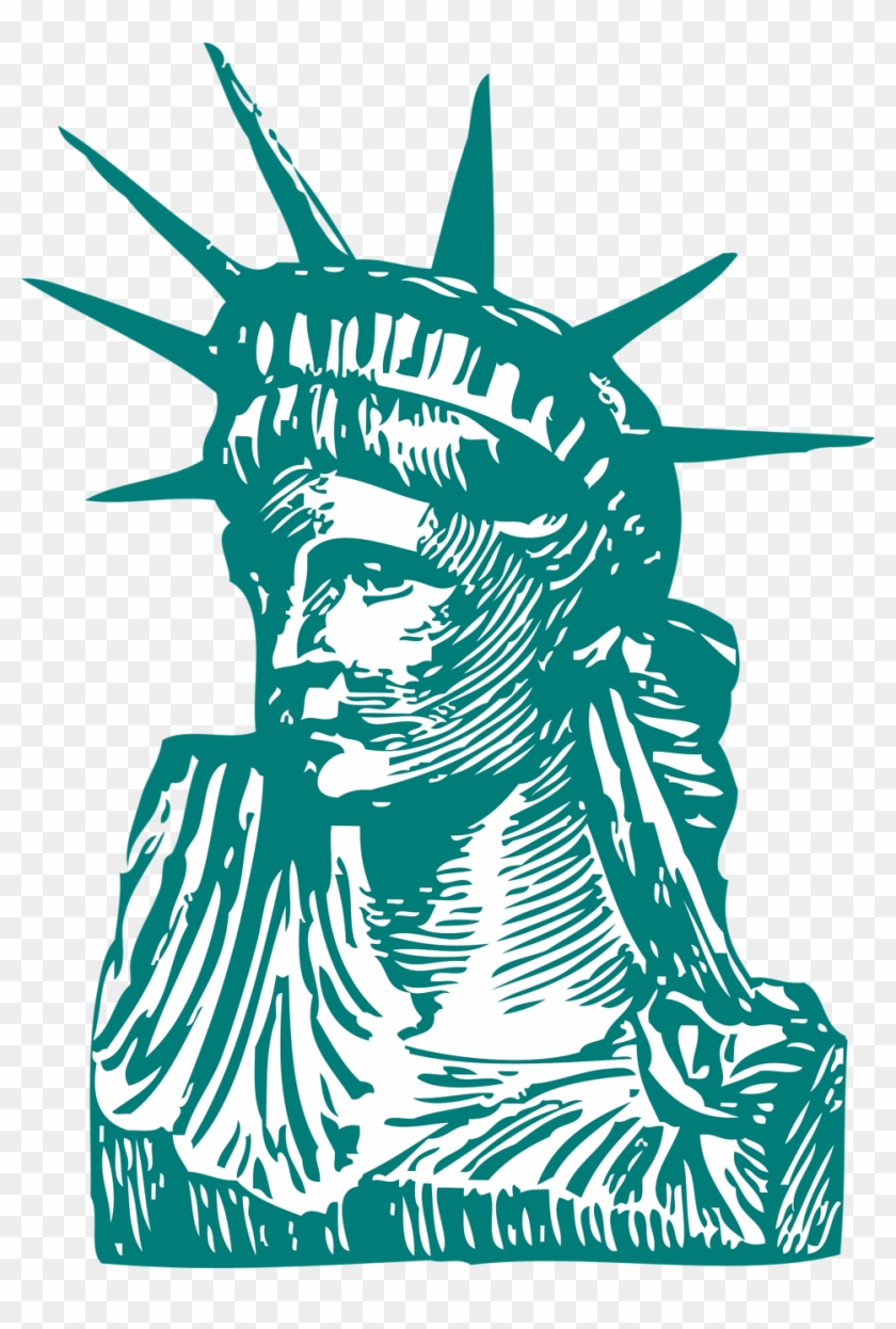 New York статуя свободы вектор