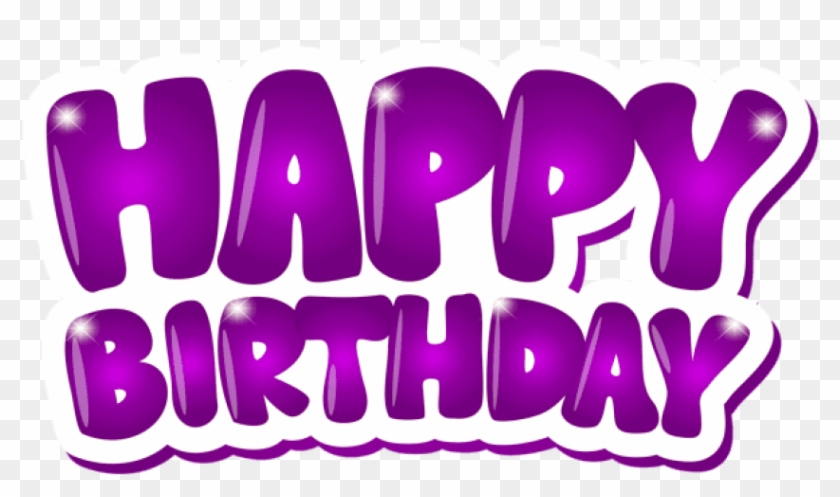 Free Png Download Happy Birthday Purple Png Images Purple Happy Birthday Clipart Transparent Png 850x461 Pngfind