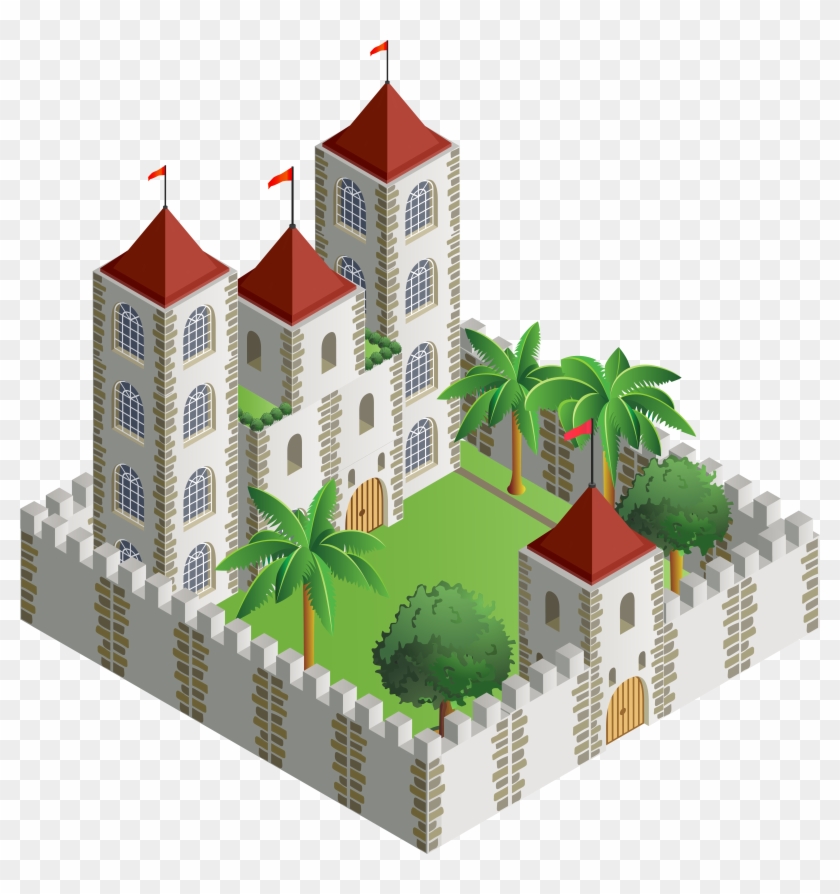 Download 3d Castle Castle Png Clipart Image Castillo Dibujo 3d Transparent Png 6276x6397 559106 Pngfind