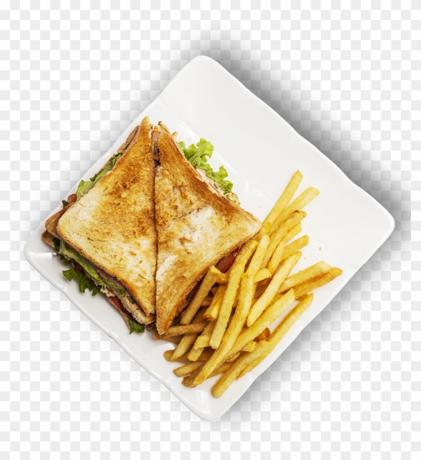 Club Sandwich - French Fries, HD Png Download - 1000x1000(#5505238) -  PngFind