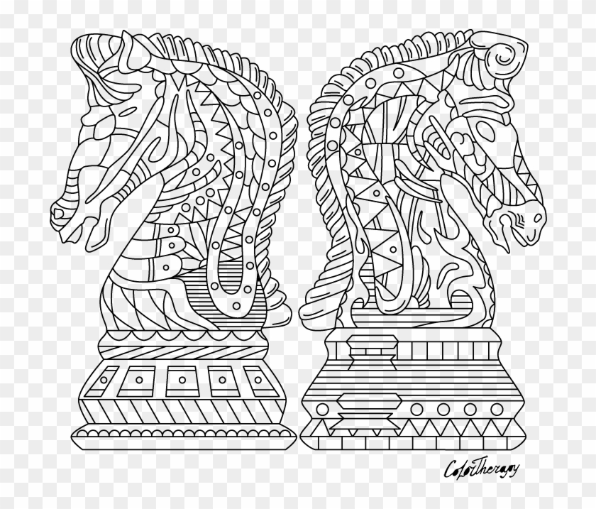 Coloring Page chess pieces - free printable coloring pages - Img 25889