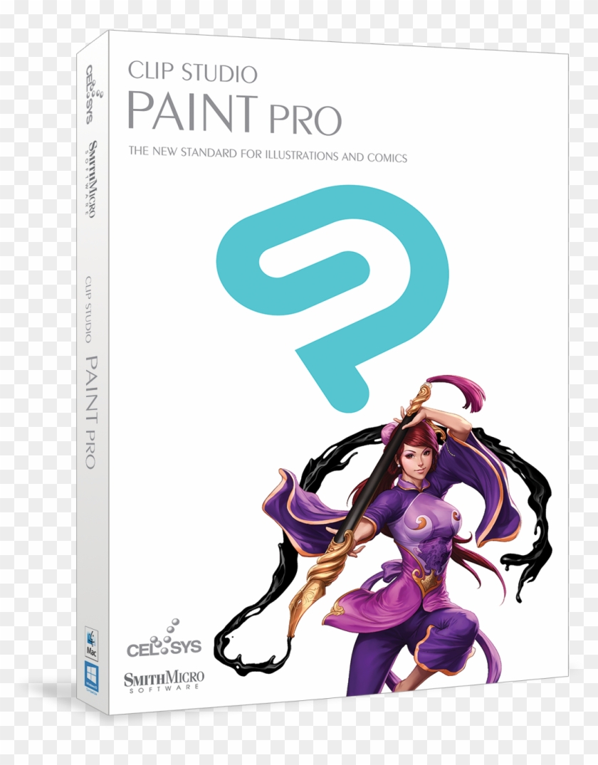 How To Download Clip Studio Paint Brushes - Clip Studio Paint Pro Box, HD  Png Download - 1500x1500(#5557994) - PngFind