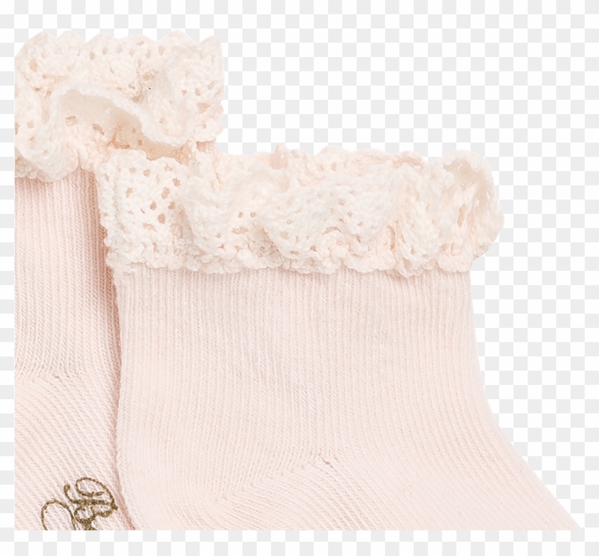 white lace baby socks